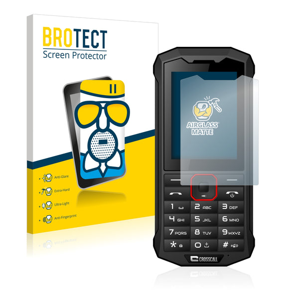 BROTECT AirGlass Matte Glass Screen Protector for Crosscall Spider X4