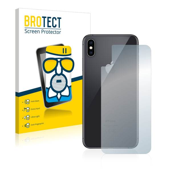 BROTECT AirGlass Matte Glass Screen Protector for Apple iPhone Xs (Back)