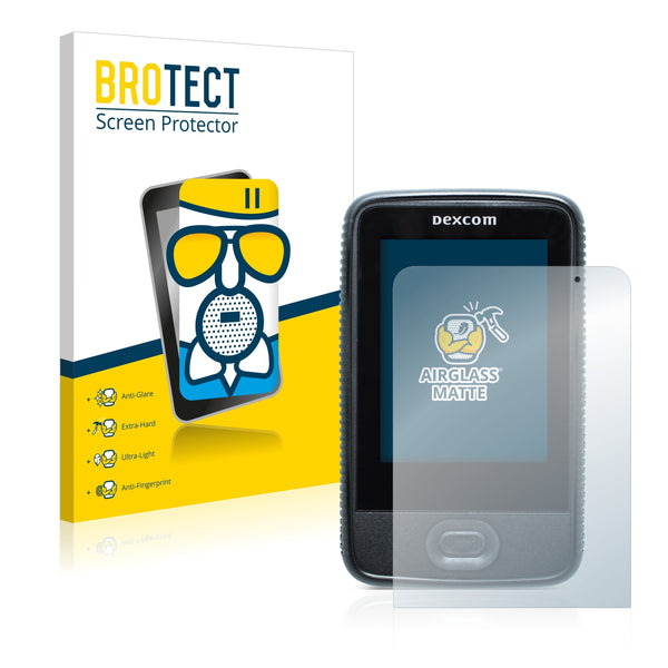 BROTECT AirGlass Matte Glass Screen Protector for Dexcom G6 Receiver CGM
