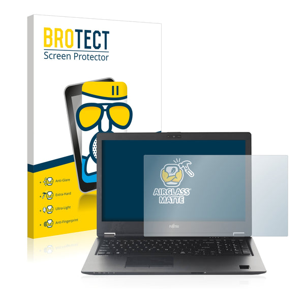 BROTECT AirGlass Matte Glass Screen Protector for Fujitsu Lifebook U758 Non-Touch