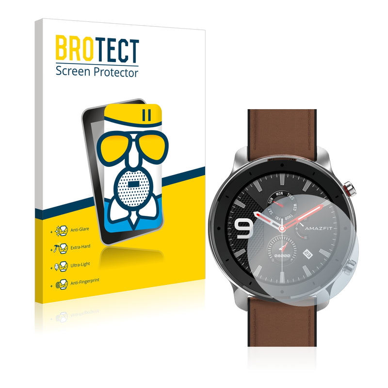 BROTECT AirGlass Matte Glass Screen Protector for Huami Amazfit GTR (47 mm)