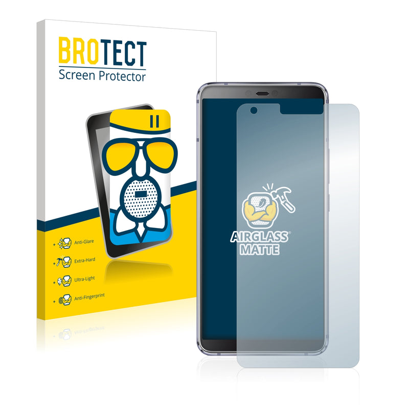 BROTECT AirGlass Matte Glass Screen Protector for HTC U19e