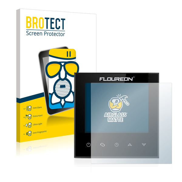 BROTECT AirGlass Matte Glass Screen Protector for Floureon Smart Wifi HY03WE