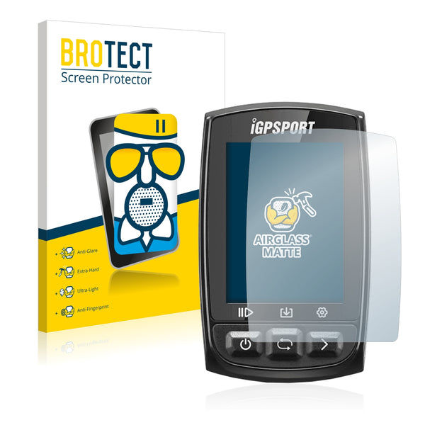 BROTECT AirGlass Matte Glass Screen Protector for igpsport iGS50E