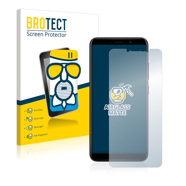 BROTECT AirGlass Matte Glass Screen Protector for Wiko Y80