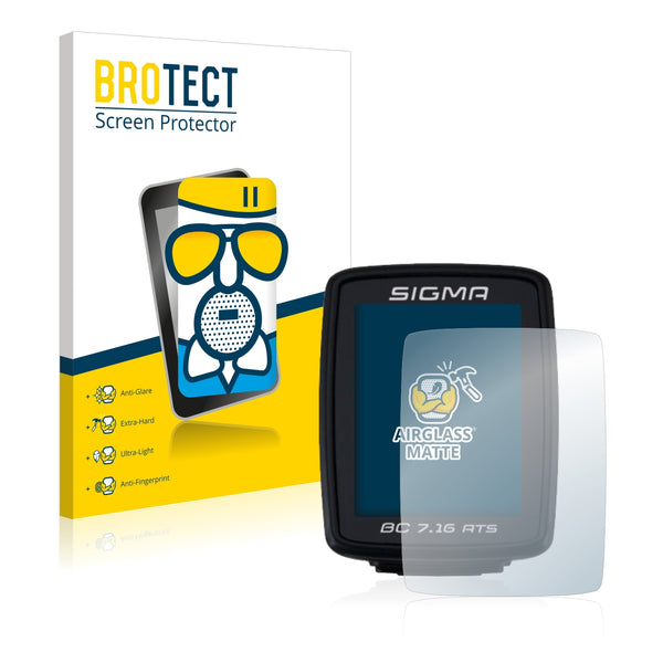 BROTECT AirGlass Matte Glass Screen Protector for Sigma BC 7.16 ATS