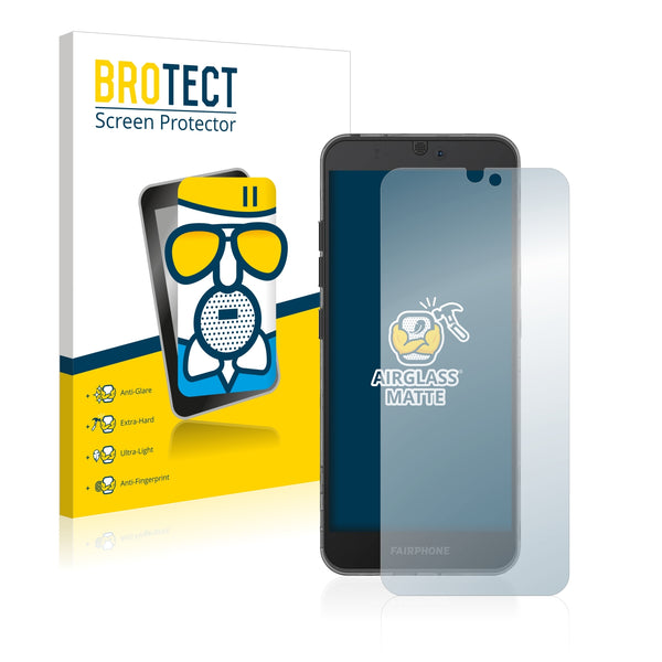 BROTECT AirGlass Matte Glass Screen Protector for Fairphone 3