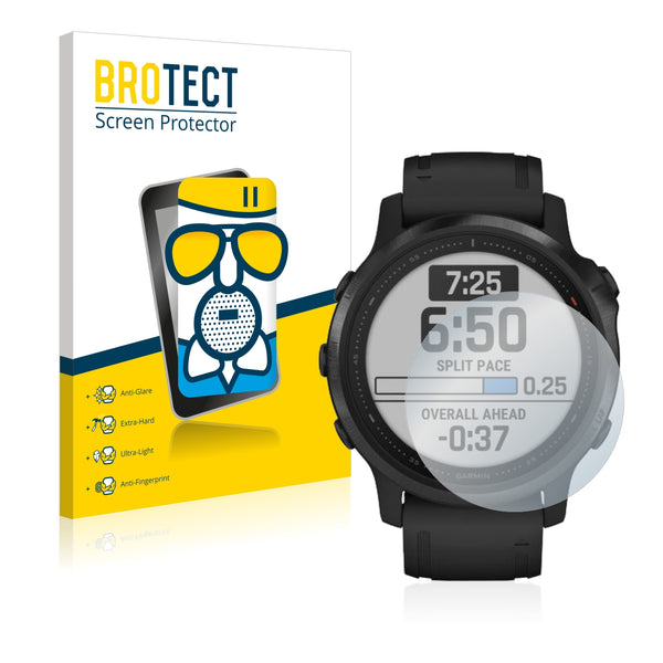 BROTECT AirGlass Matte Glass Screen Protector for Garmin Fenix 6S Pro