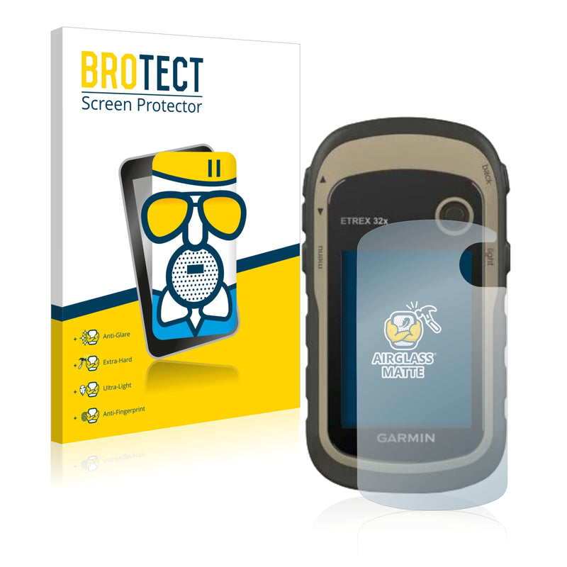 BROTECT AirGlass Matte Glass Screen Protector for Garmin eTrex 32x