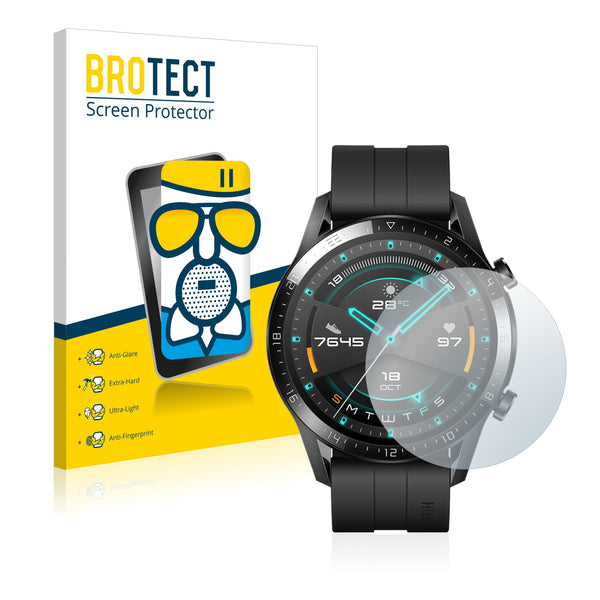 BROTECT AirGlass Matte Glass Screen Protector for Huawei Watch GT 2 (46 mm)