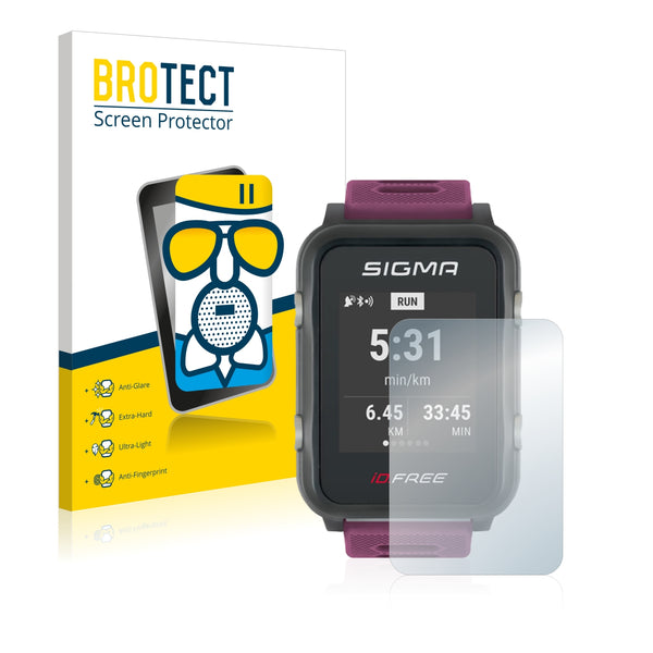 BROTECT AirGlass Matte Glass Screen Protector for Sigma iD Free