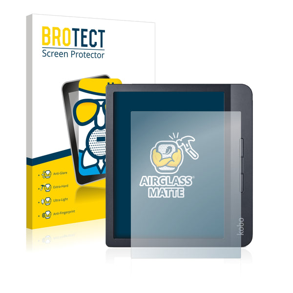 BROTECT AirGlass Matte Glass Screen Protector for Kobo Libra H2O