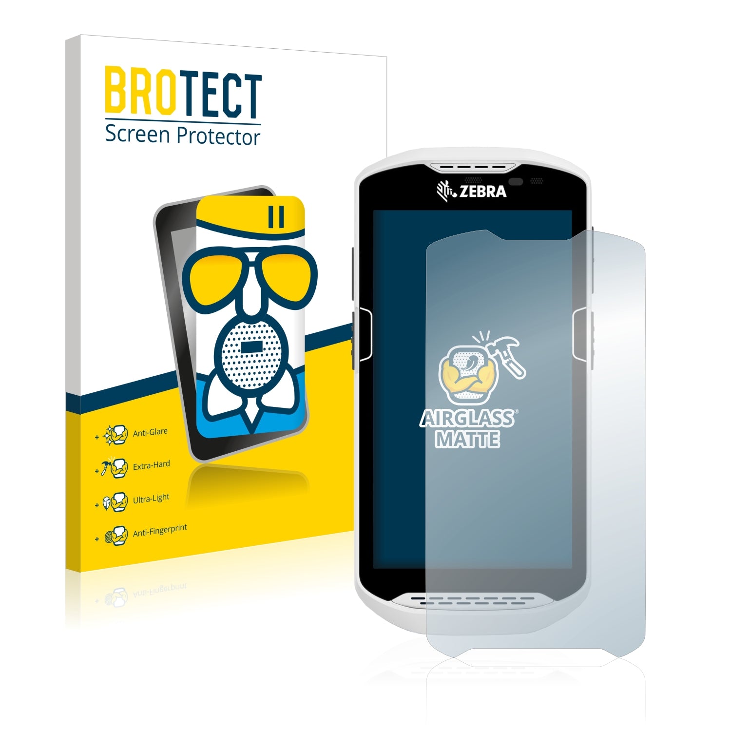 Anti-Glare Screen Protector for Zebra TC57 - ScreenShield