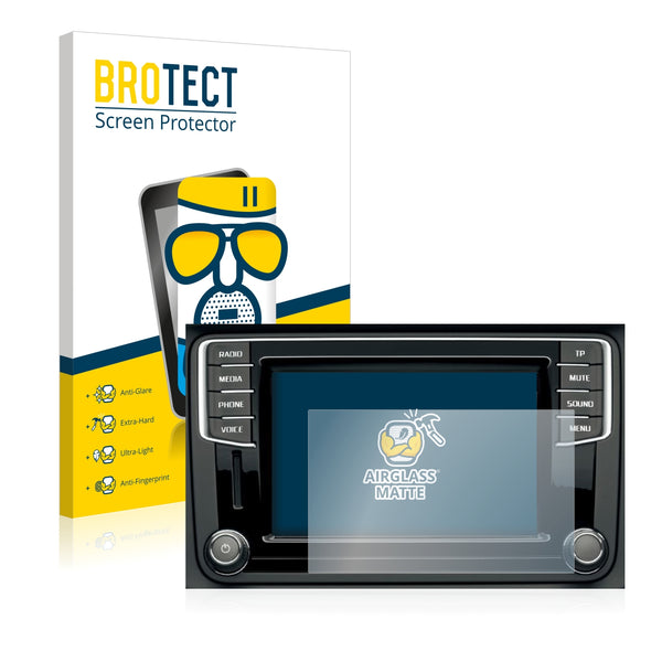 BROTECT AirGlass Matte Glass Screen Protector for Skoda Bolero 2 6.5