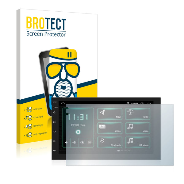 BROTECT AirGlass Matte Glass Screen Protector for Phonocar MediaStation 2Din