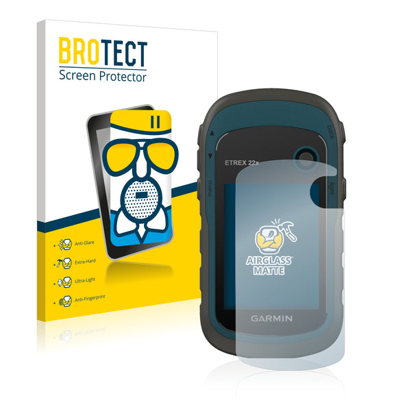 BROTECT AirGlass Matte Glass Screen Protector for Garmin eTrex 22x