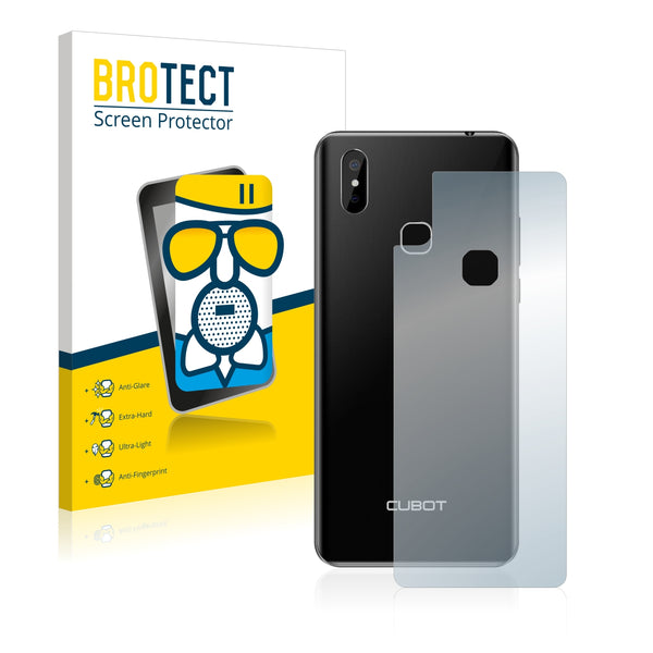 BROTECT AirGlass Matte Glass Screen Protector for Cubot Max 2 (Back)
