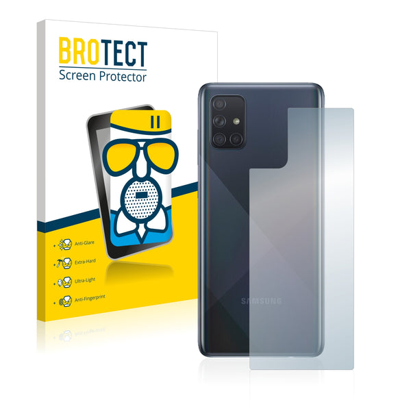 BROTECT AirGlass Matte Glass Screen Protector for Samsung Galaxy A71 (Back)