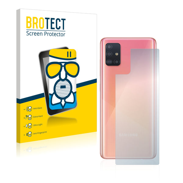 BROTECT AirGlass Matte Glass Screen Protector for Samsung Galaxy A51 (Back)