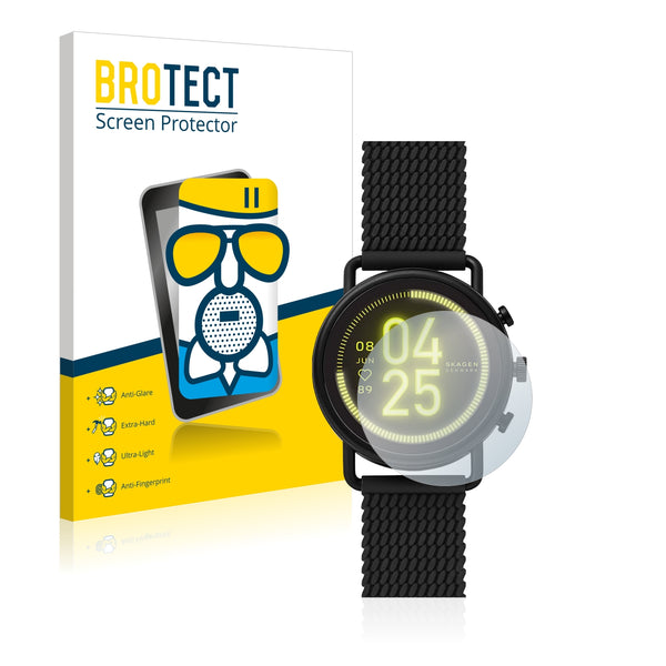 BROTECT AirGlass Matte Glass Screen Protector for Skagen Smartwatch Falster 3