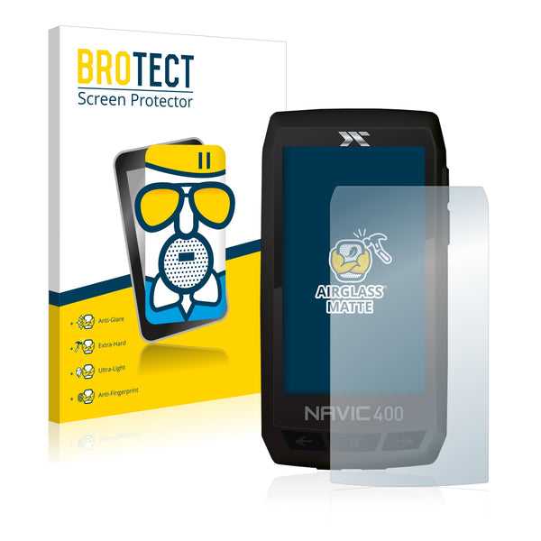 BROTECT AirGlass Matte Glass Screen Protector for Ciclo Navic 400