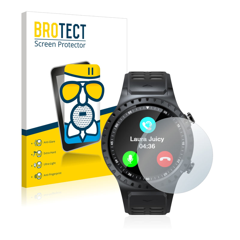 BROTECT AirGlass Matte Glass Screen Protector for Evolveo Sportwatch M1S