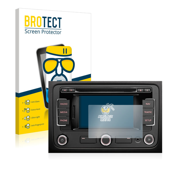 BROTECT AirGlass Matte Glass Screen Protector for Volkswagen Amarok 2H 2010-2017 RNS 315 5