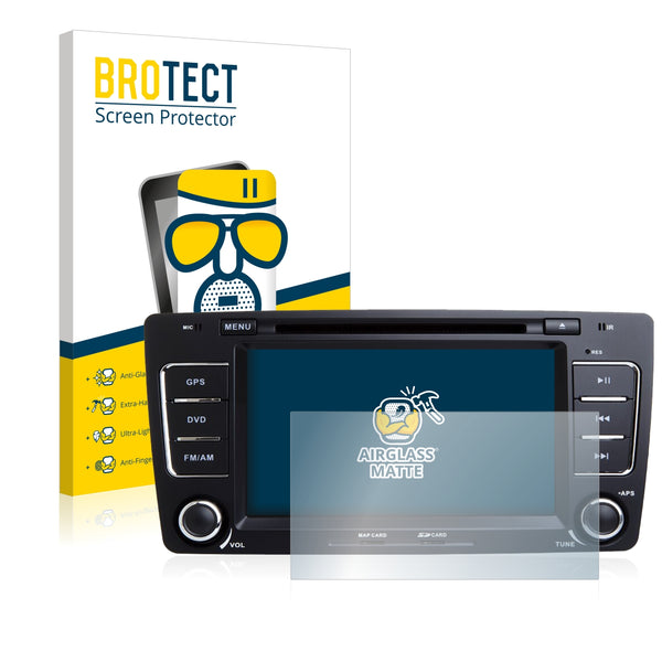 BROTECT Matte Screen Protector for Skoda Octavia 2008 Infotainment System