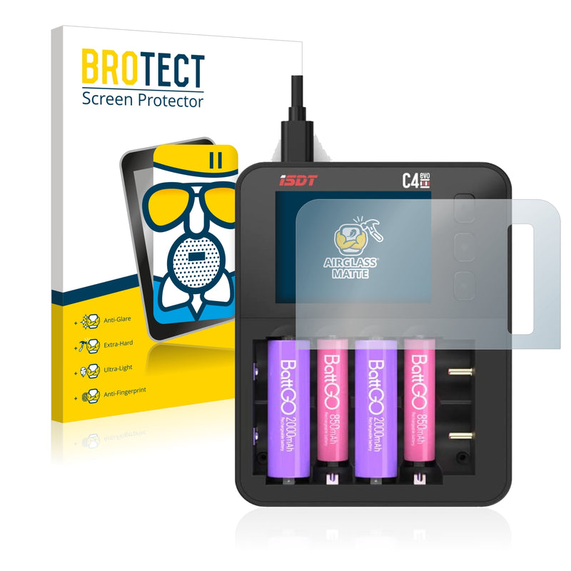 BROTECT AirGlass Matte Glass Screen Protector for ISDT C4 Evo