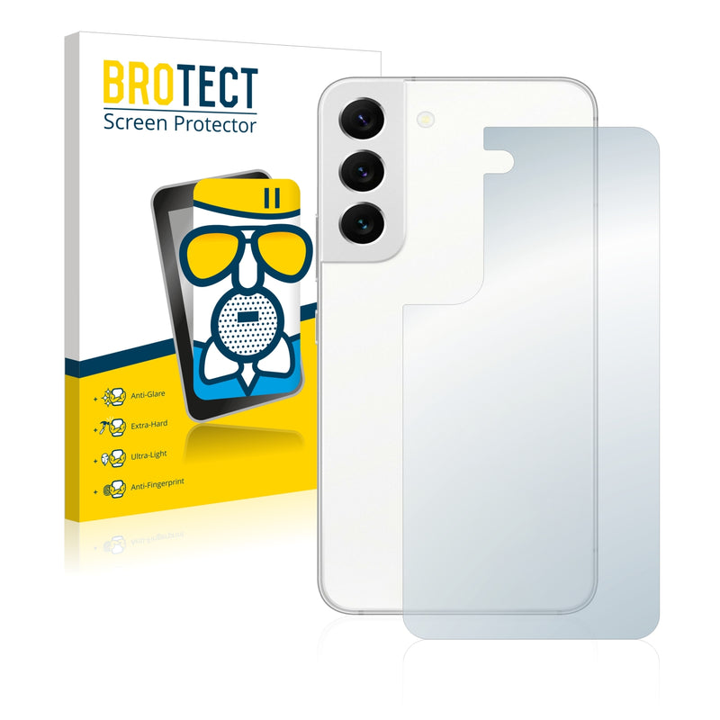 BROTECT AirGlass Matte Glass Screen Protector for Samsung Galaxy S22 5G (Back)