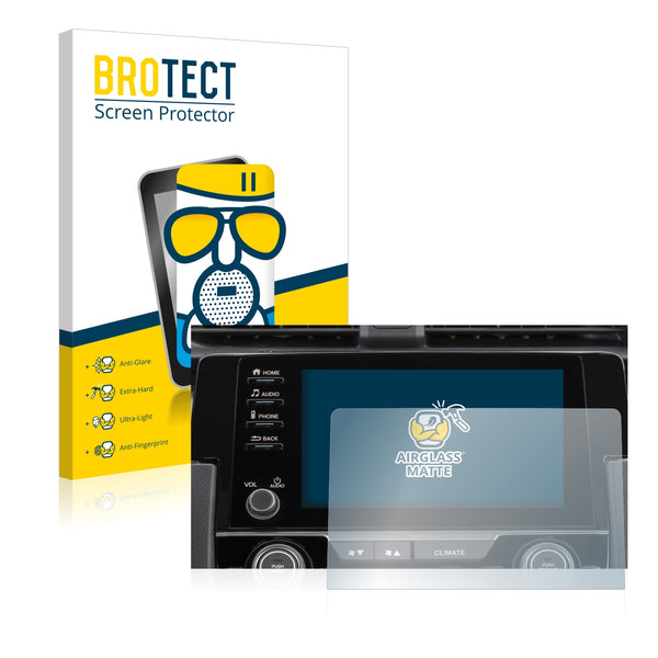 BROTECT AirGlass Matte Glass Screen Protector for Honda Civic 2021 Connect Infotainment 7