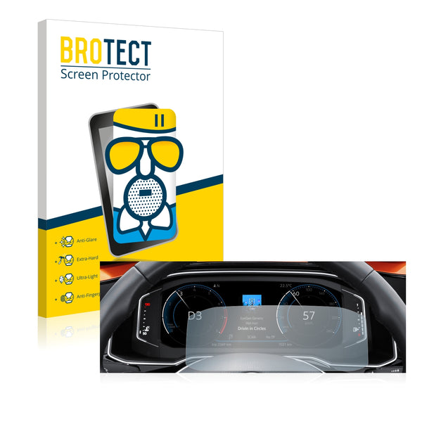 BROTECT AirGlass Matte Glass Screen Protector for Volkswagen Polo 6 Digital Cockpit Pro