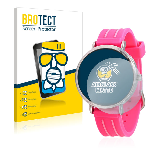 BROTECT AirGlass Matte Glass Screen Protector for Kiddus Children's Learning Watch