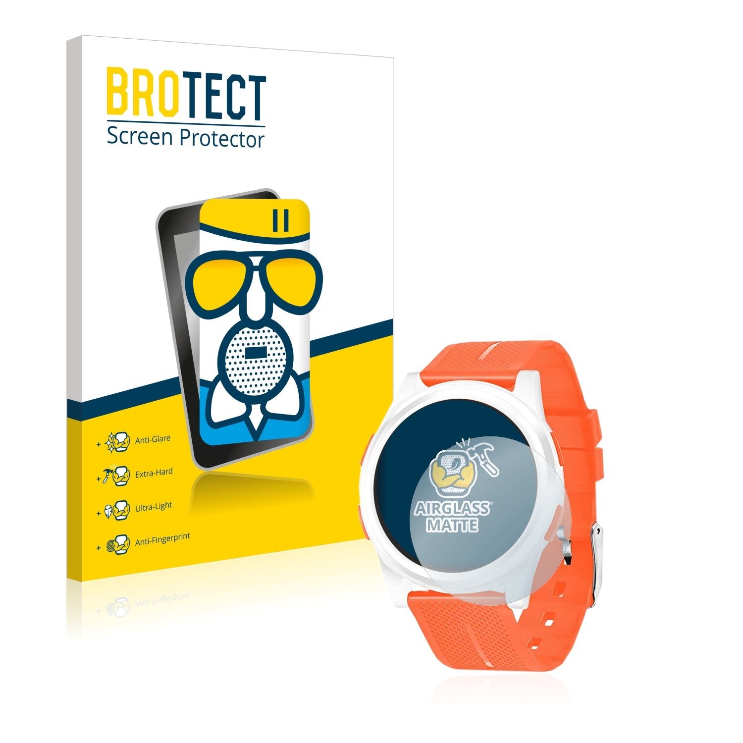 Screen Protectors for Wifort Digital Watch - Nano Glass, Anti-Glare ...