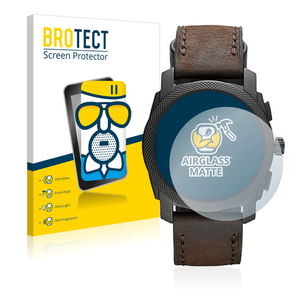 BROTECT AirGlass Matte Glass Screen Protector for Fossil Chronograph