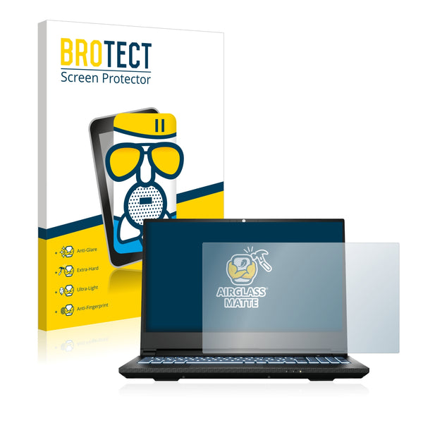 BROTECT AirGlass Matte Glass Screen Protector for Medion Erazer Deputy P25