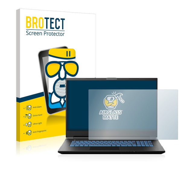 BROTECT AirGlass Matte Glass Screen Protector for Medion Erazer Defender E15