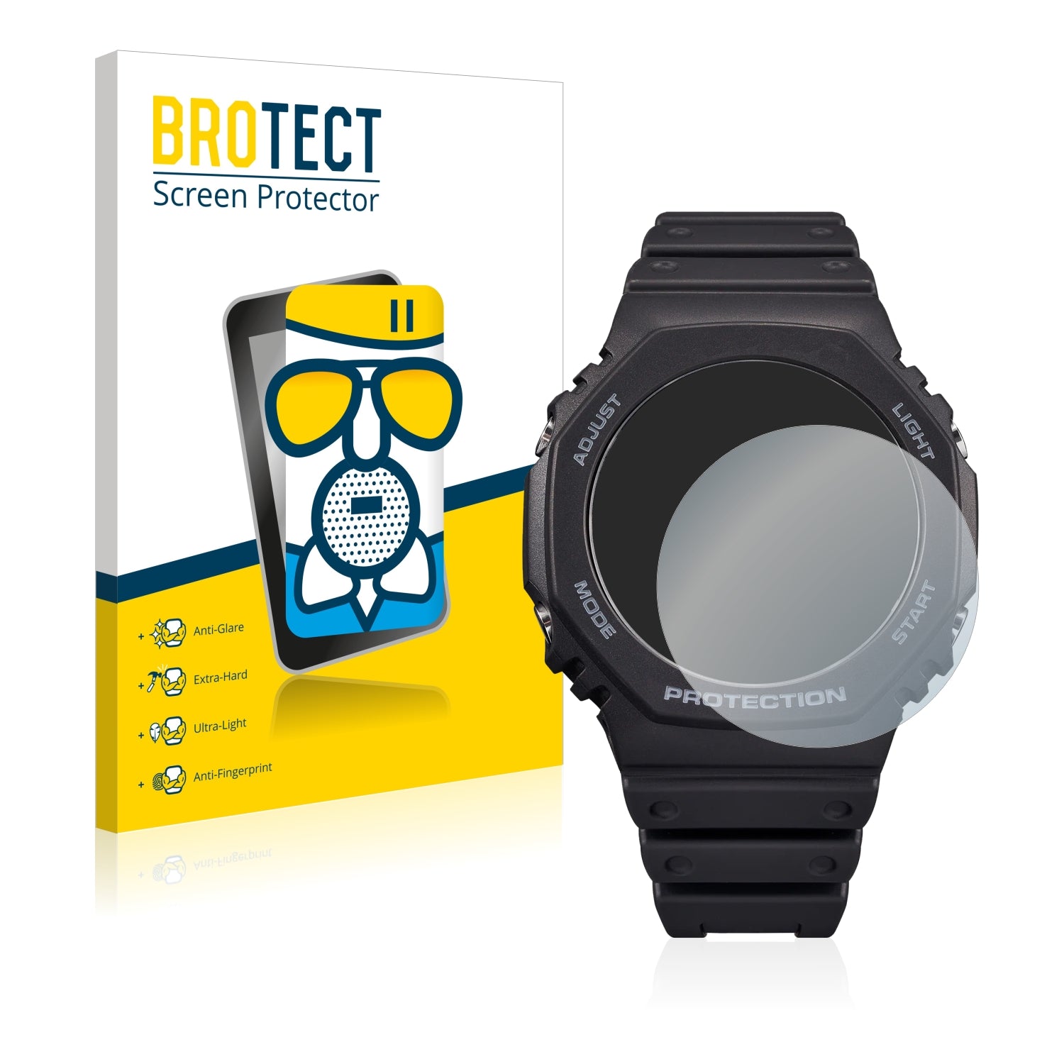 Anti-Glare Screen Protector for Casio G-Shock GA-B2100 - ScreenShield ...