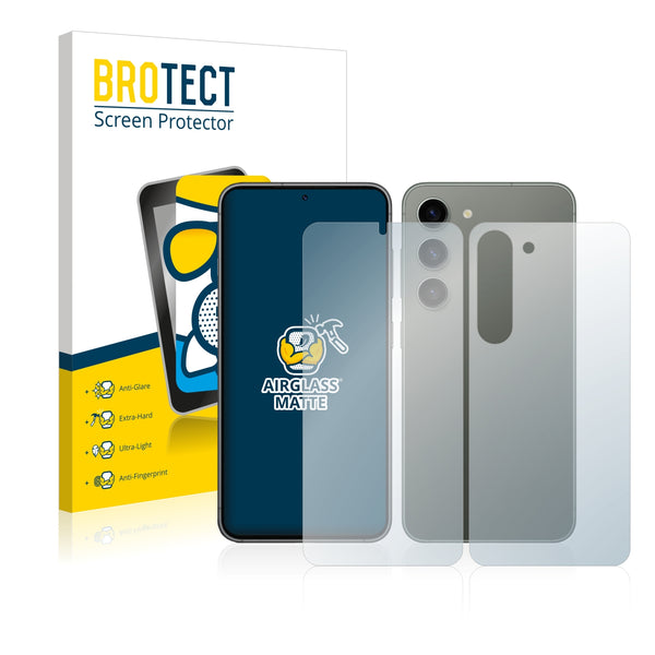 Anti-Glare Screen Protector for Samsung Galaxy S23 Plus (Front & Back)