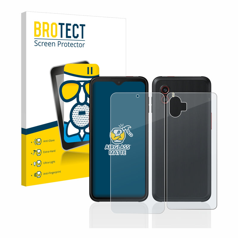 Anti-Glare Screen Protector for Samsung Galaxy Xcover 6 Pro Enterprise Edition (Front & Back)