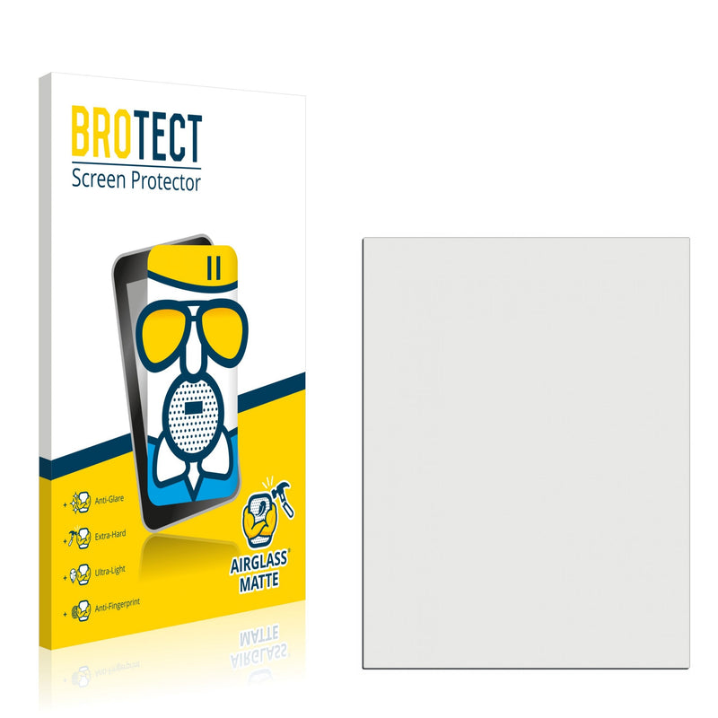 BROTECT AirGlass Matte Glass Screen Protector for Touch Panels with 3.6 inch Displays [54.3 mm x 72 mm, 4:3]