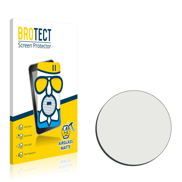 BROTECT AirGlass Matte Glass Screen Protector for Watches (Circular, Diameter: 19 mm)