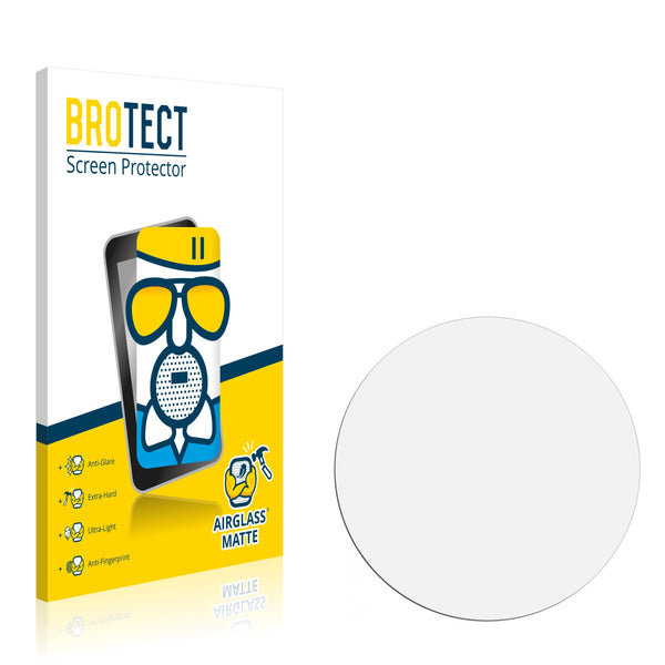 BROTECT AirGlass Matte Glass Screen Protector for Watches (Circular, Diameter: 21 mm)
