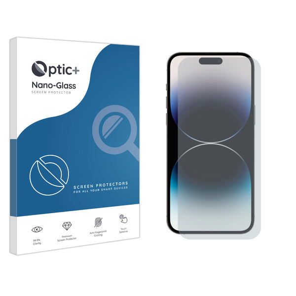 Optic+ Nano Glass Screen Protector for Apple iPhone 14 Pro Max