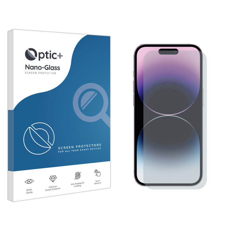 Optic+ Nano Glass Screen Protector for Apple iPhone 14 Pro
