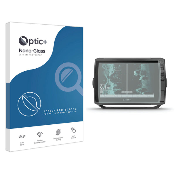 Optic+ Nano Glass Screen Protector for Garmin echoMAP ULTRA 105sv