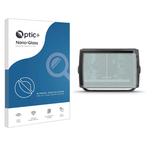 Optic+ Nano Glass Screen Protector for Garmin echoMAP Ultra 125sv 3pk