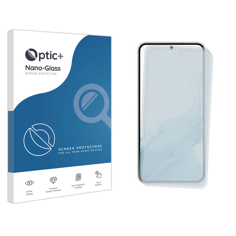 Optic+ Nano Glass Screen Protector for Samsung Galaxy S22 (3pk)