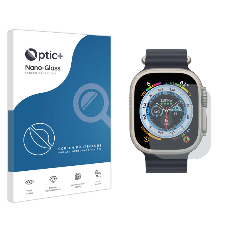Optic+ Nano Glass Screen Protector for Apple Watch Ultra