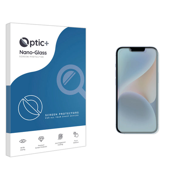 3pk Optic+ Nano Glass Screen Protector for Apple iPhone 14 Plus